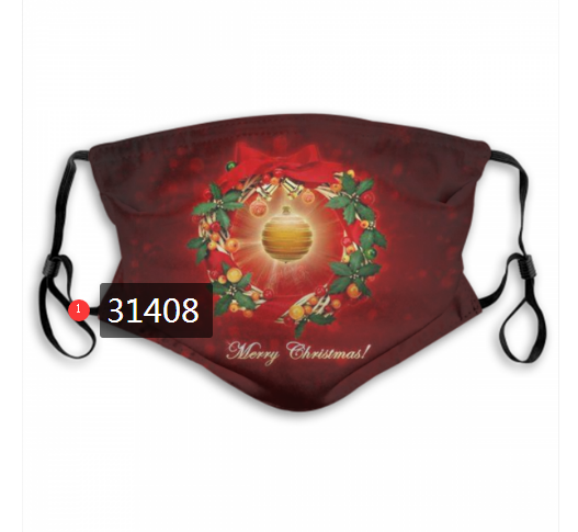 2020 Merry Christmas Dust mask with filter 15